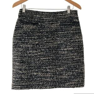 Ann Taylor 6 skirt  black gray lined